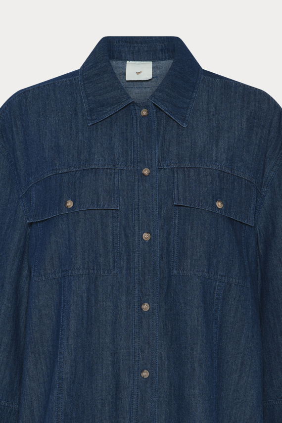 Heartmade Manel Skjorte, Dark Blue